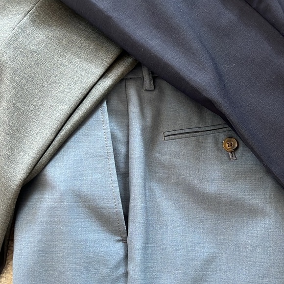 J. Crew Thompson men’s Pants light blue - MODIFIED/TAILORED 29x28.5 see photos - Picture 2 of 8